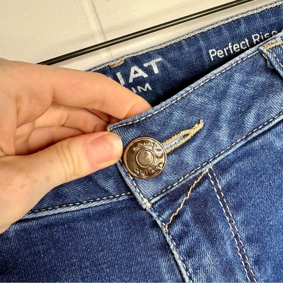 Ariat Perfect Rise Flare Jeans Western Country Medium Wash Women’s Size 30L Long - Picture 4 of 9